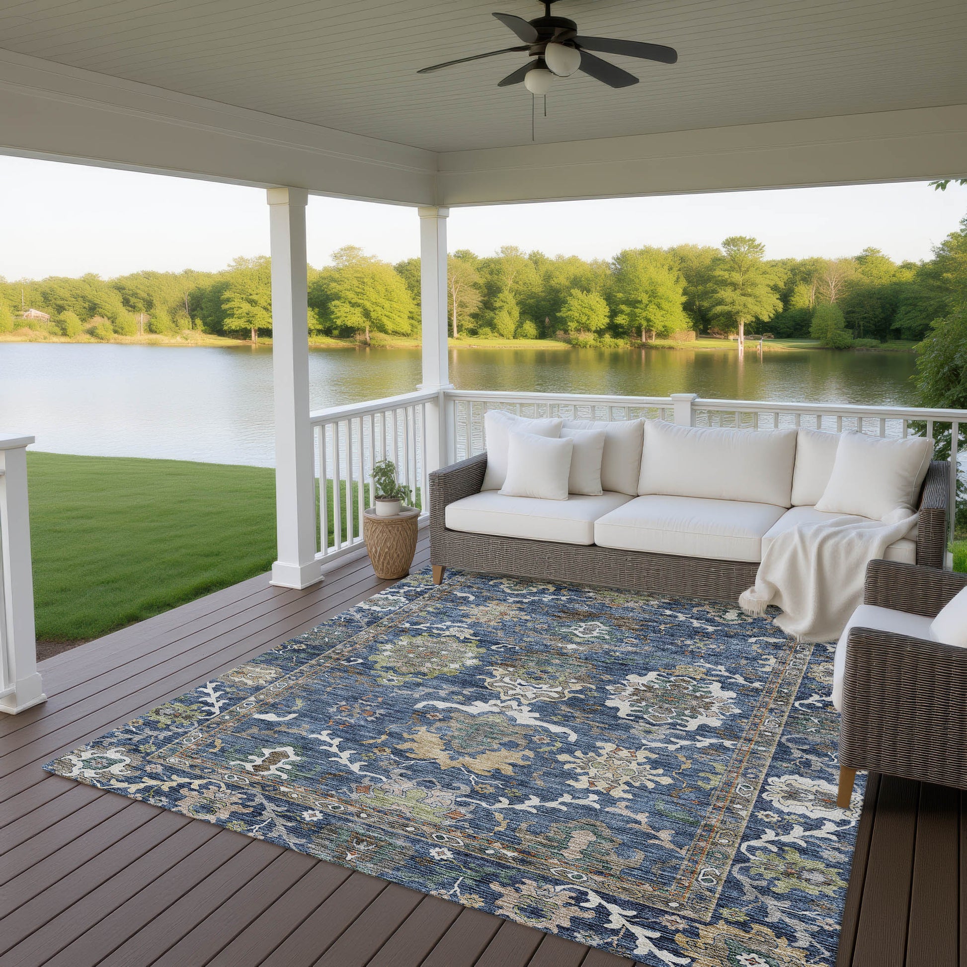 Dalyn Rugs Silk Road  Navy  Traditional