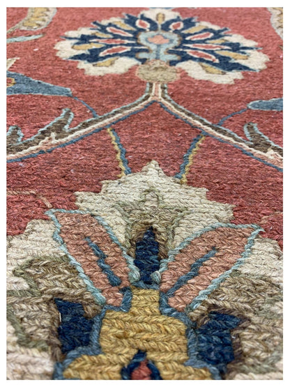 Artisan Sandra Rust Navy Traditional Knotted Rug - Rugs - Artisan - Atlanta Designer Rugs