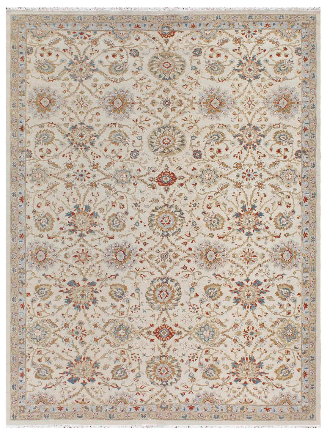 Artisan Sandra  Beige  Traditional Knotted Rug