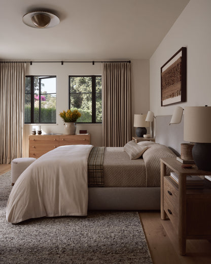 Amber Lewis x Loloi Suki  Ivory Granite Contemporary