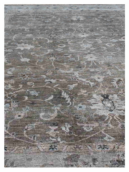 Artisan Audrey Dk.Grey Silver Traditional Knotted Rug - Rugs - Artisan - Atlanta Designer Rugs