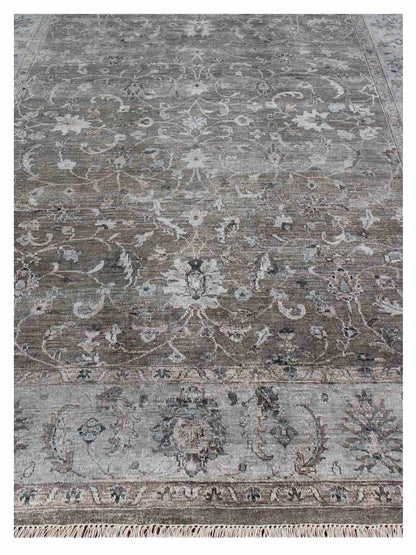 Artisan Audrey Dk.Grey Silver Traditional Knotted Rug - Rugs - Artisan - Atlanta Designer Rugs
