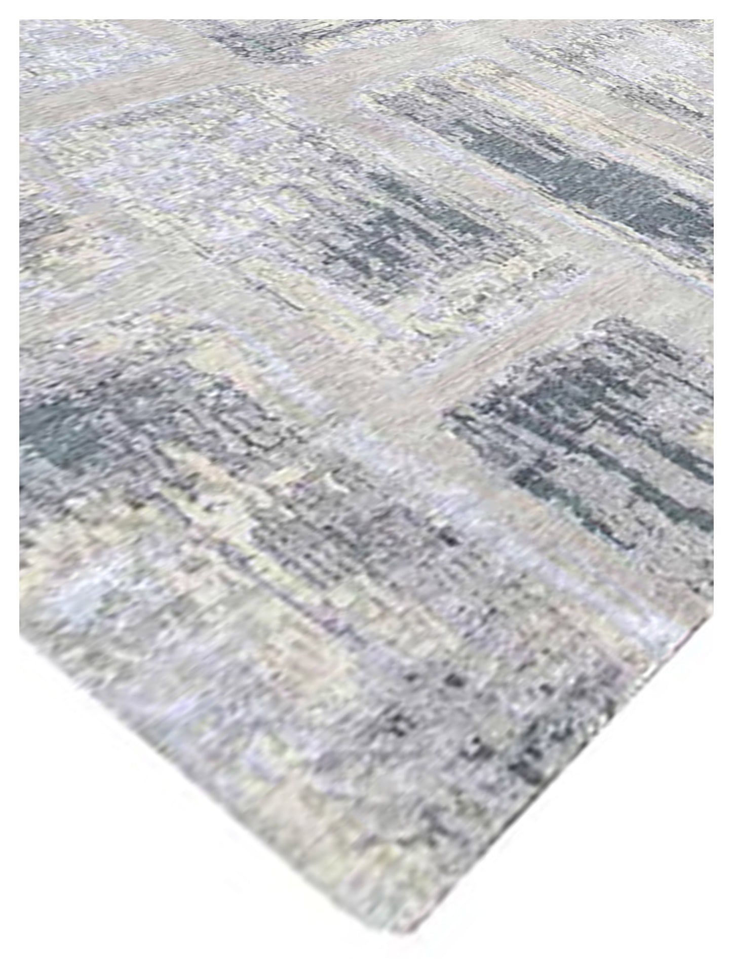 Limited SYDNEY SD-541 LIGHT GRAY  Transitional Knotted Rug