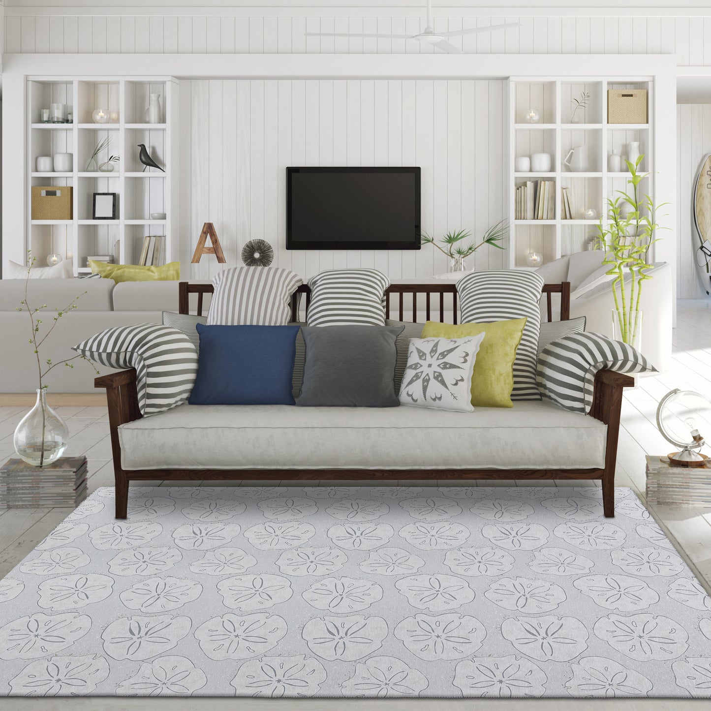 Dalyn Rugs Seabreeze  Silver  Coastal