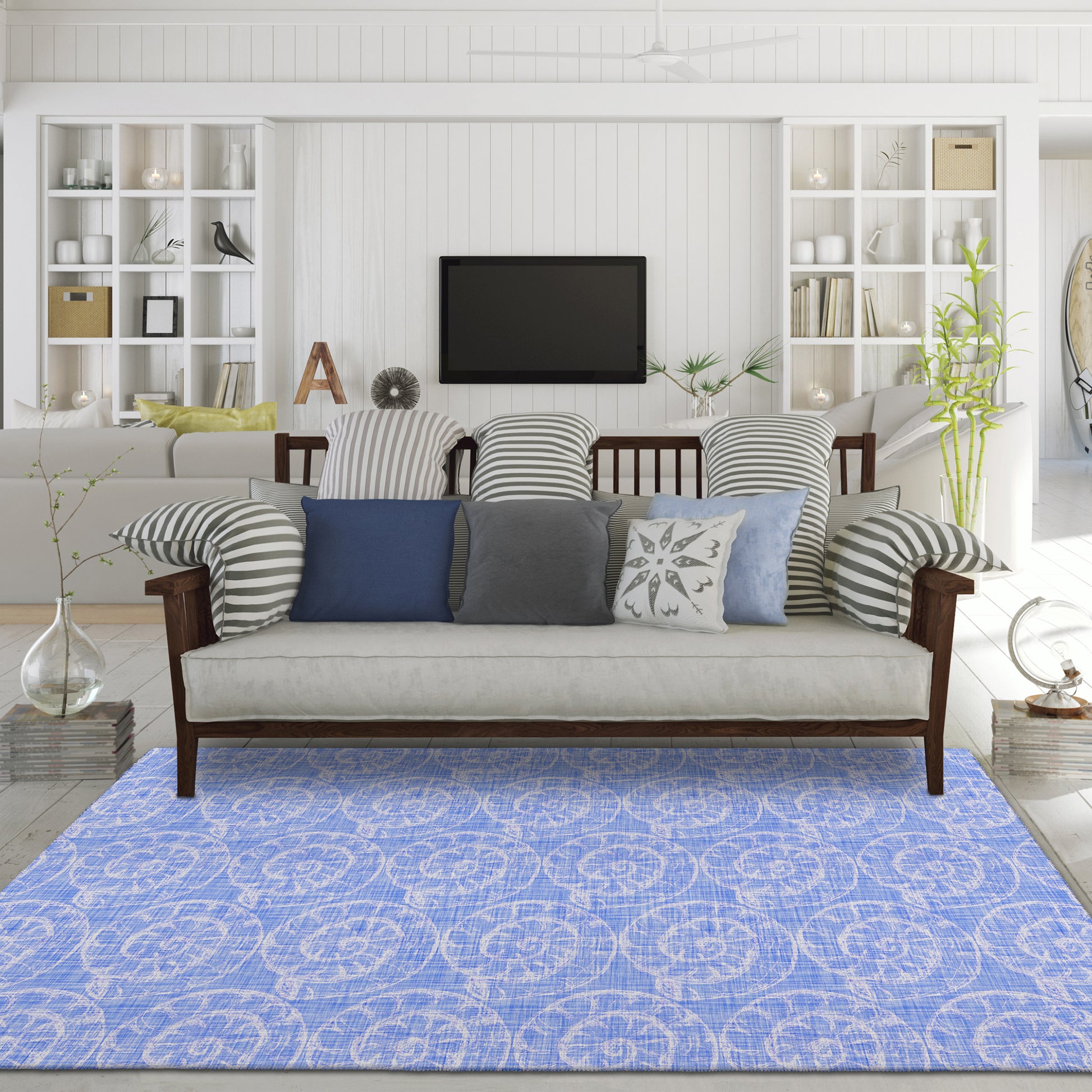 Dalyn Rugs Seabreeze  Cobalt  Coastal