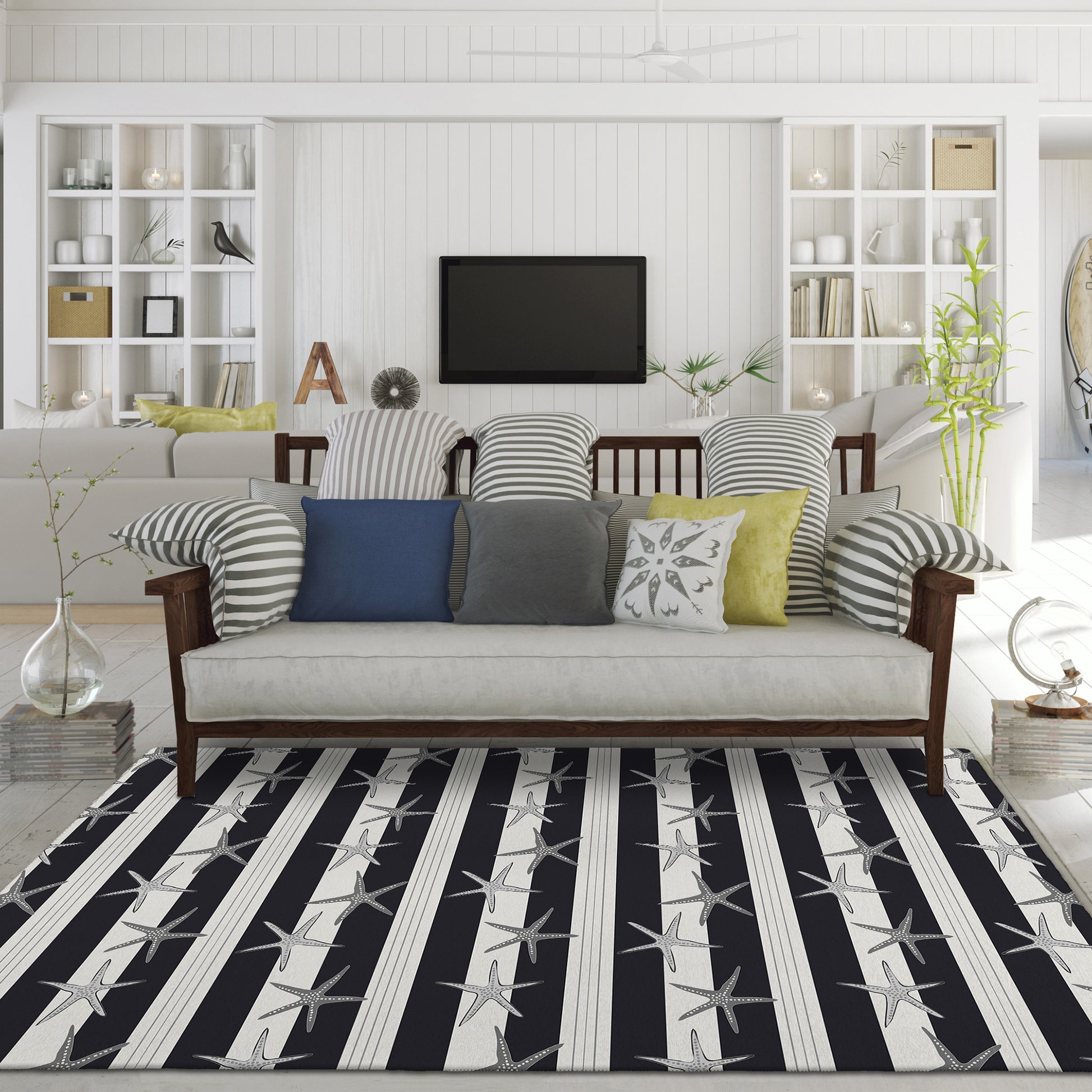 Dalyn Rugs Seabreeze  Black  Coastal