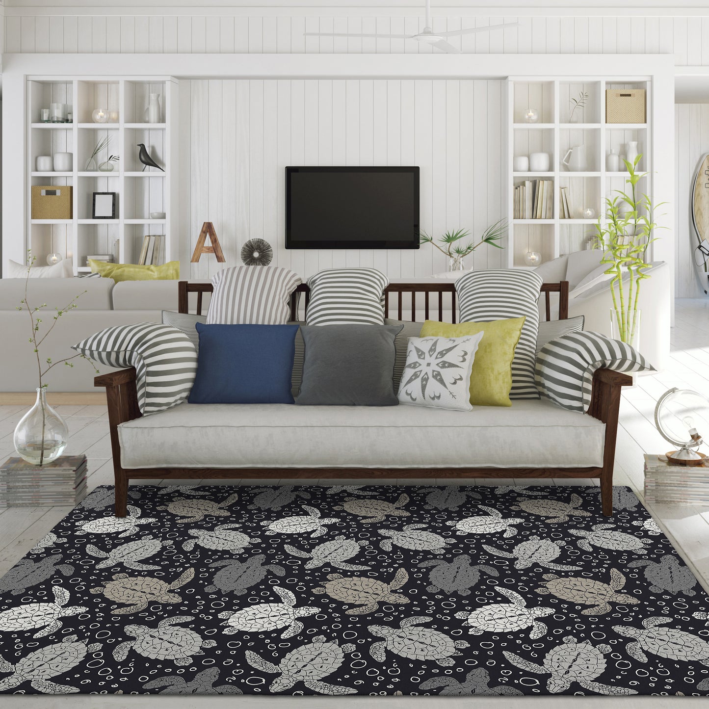 Dalyn Rugs Seabreeze  Black  Coastal