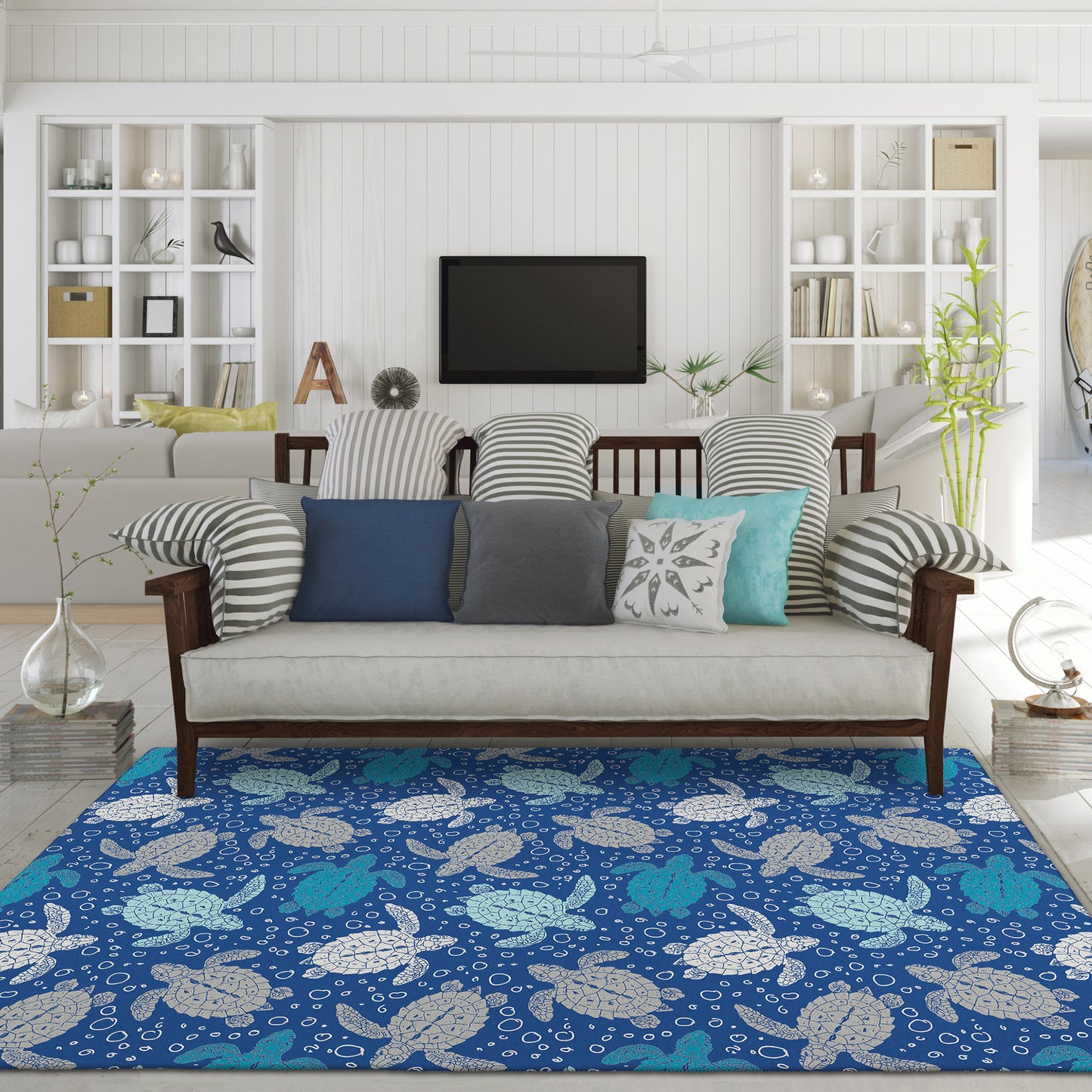 Dalyn Rugs Seabreeze  Navy  Coastal