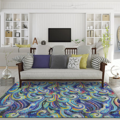 Dalyn Rugs Seabreeze  Indigo  Coastal