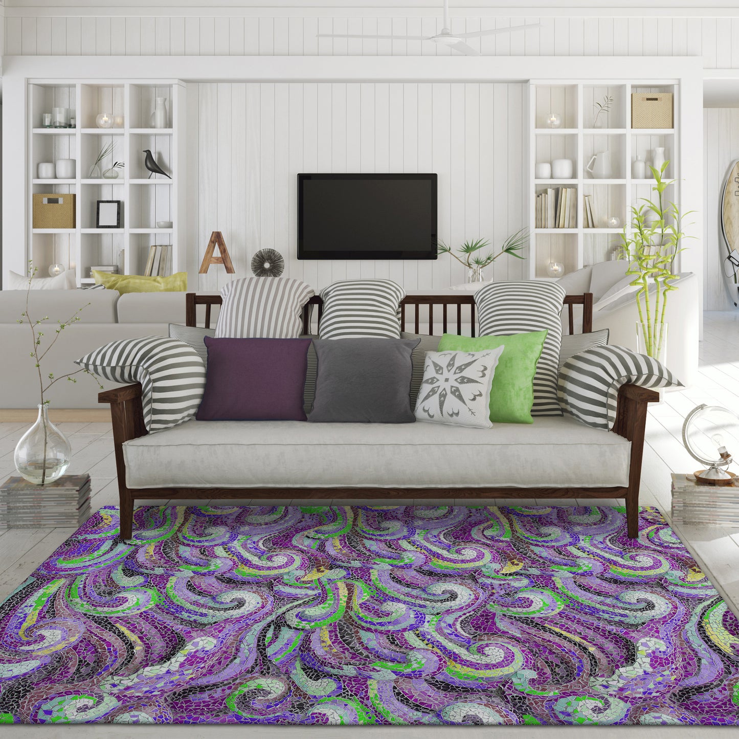 Dalyn Rugs Seabreeze  Violet  Coastal