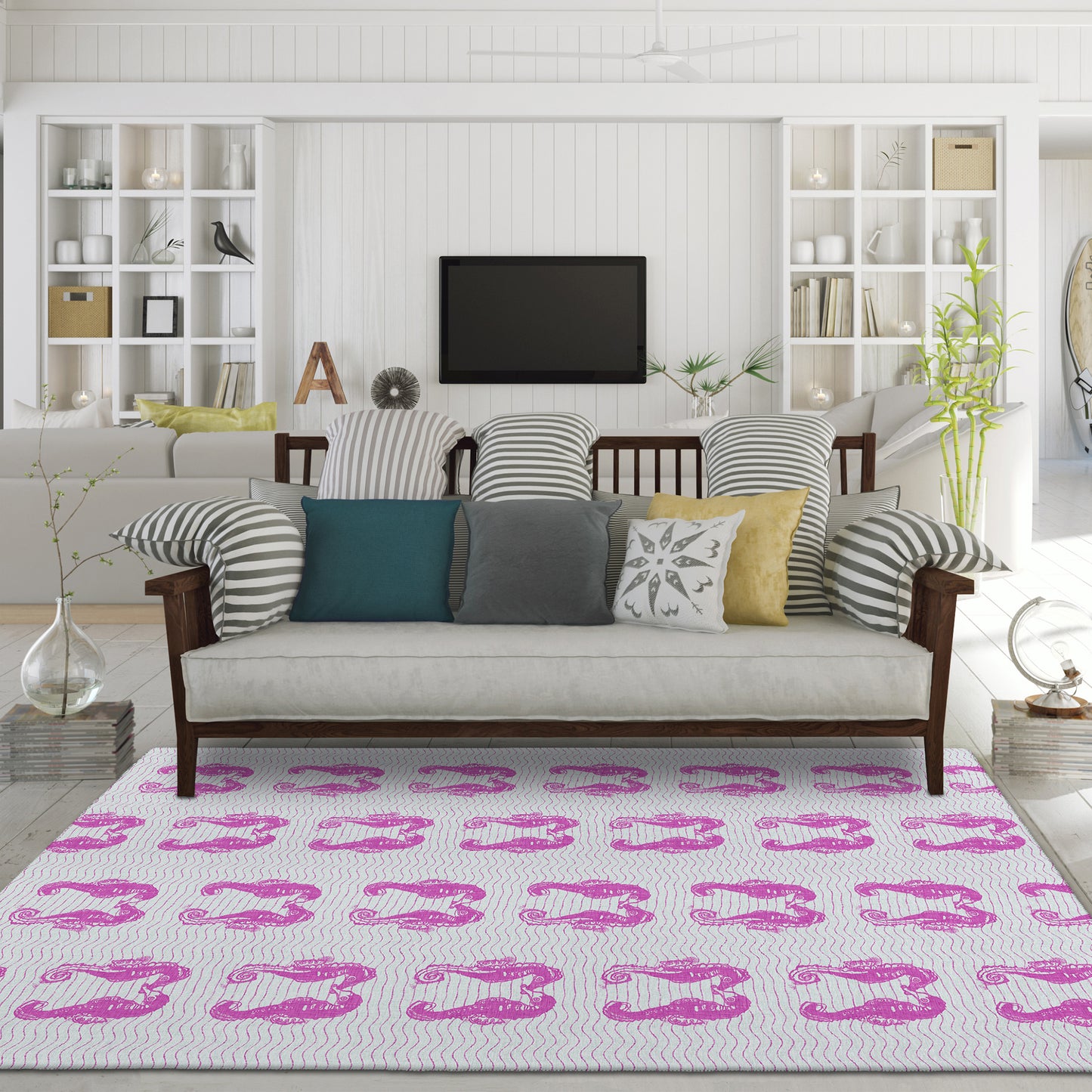 Dalyn Rugs Seabreeze  Flamingo  Coastal