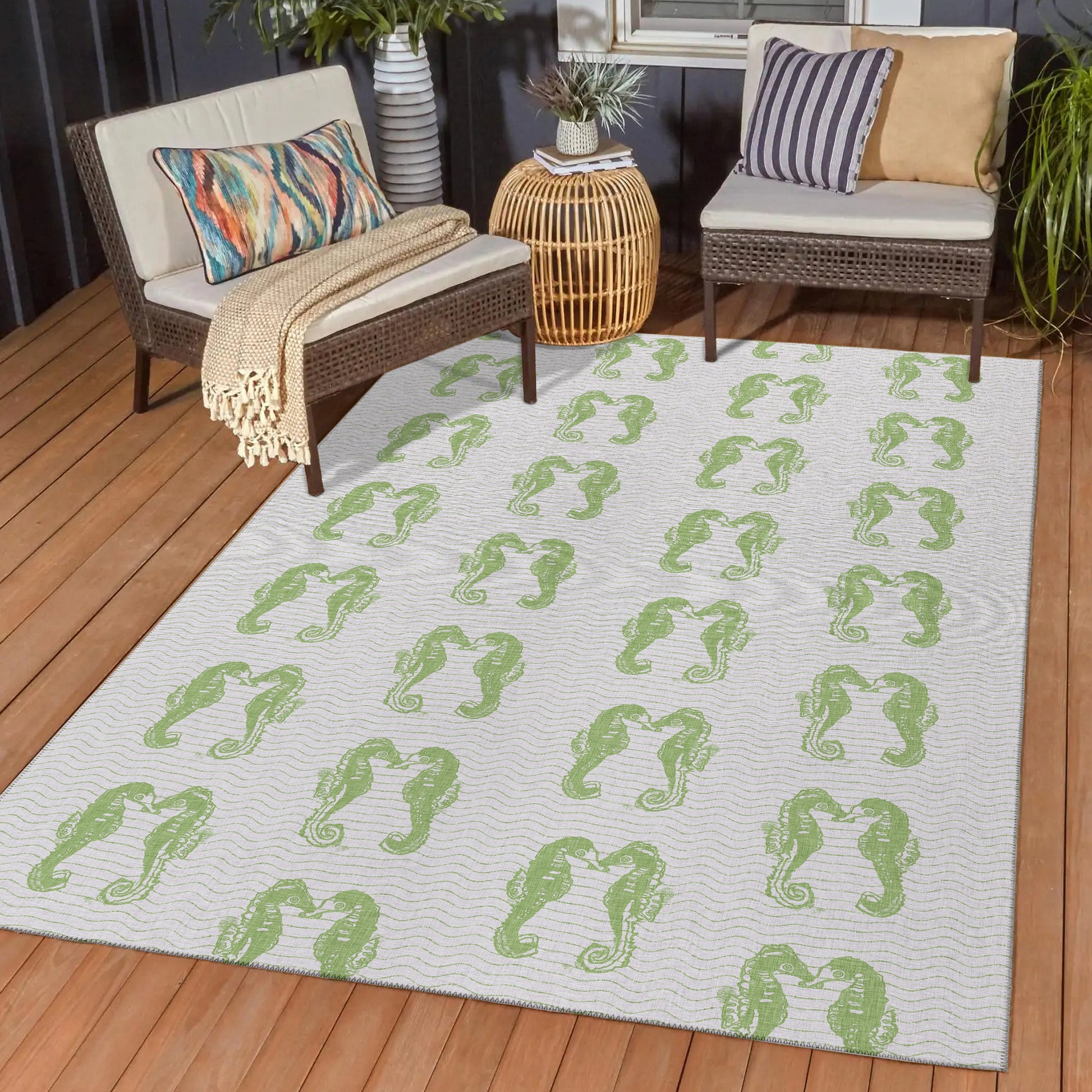Dalyn Rugs Seabreeze  Lime-In  Coastal
