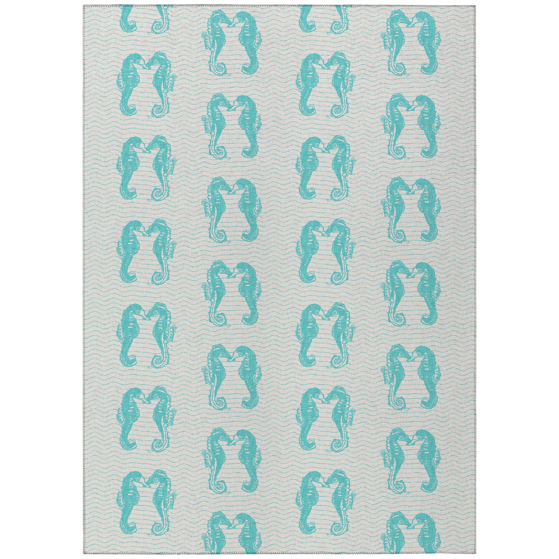 Dalyn Rugs Seabreeze  Teal  Coastal