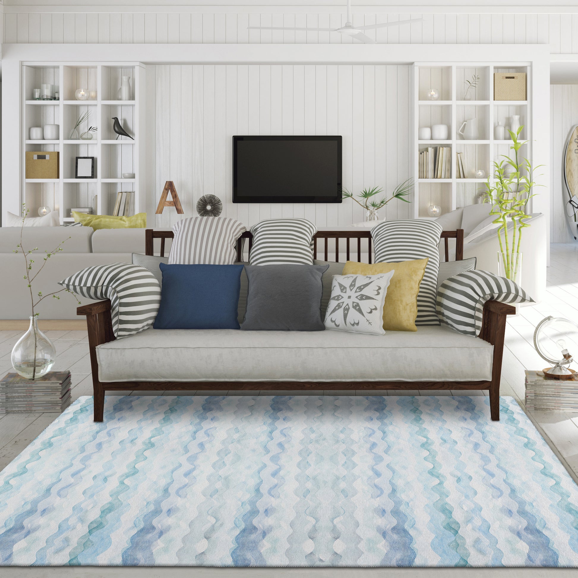 Dalyn Rugs Seabreeze  Denim  Coastal