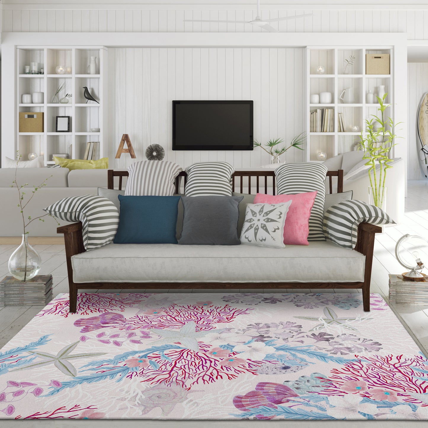 Dalyn Rugs Seabreeze  Blush  Coastal