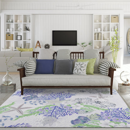 Dalyn Rugs Seabreeze  Lavender  Coastal