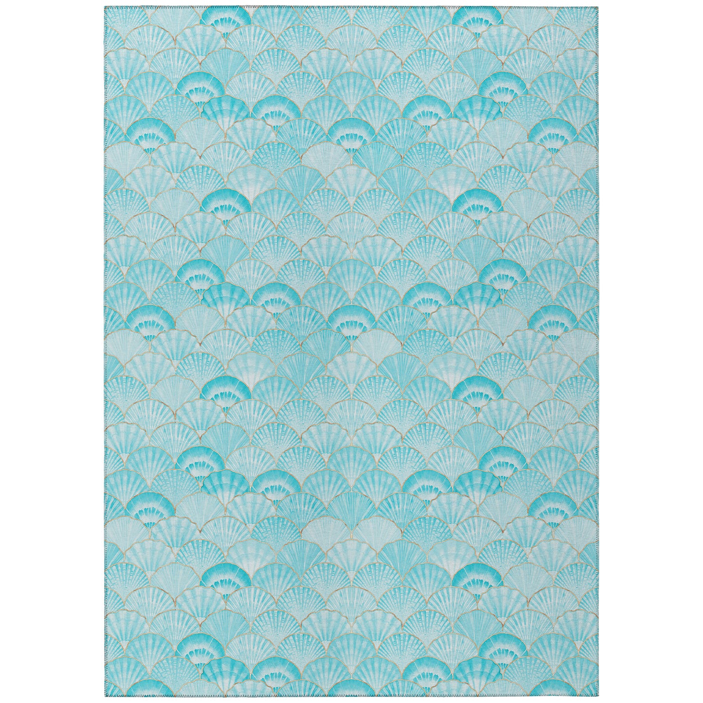 Dalyn Rugs Seabreeze  Teal  Coastal