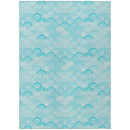 Dalyn Rugs Seabreeze  Teal  Coastal