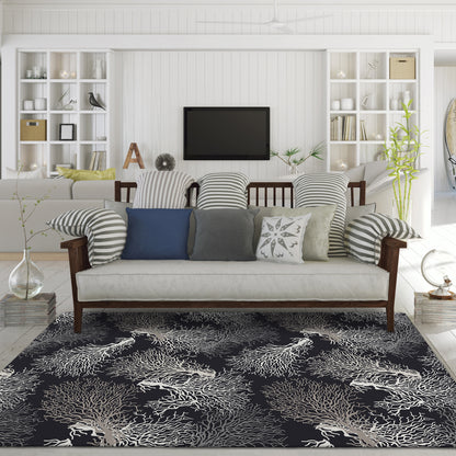 Dalyn Rugs Seabreeze  Black  Coastal