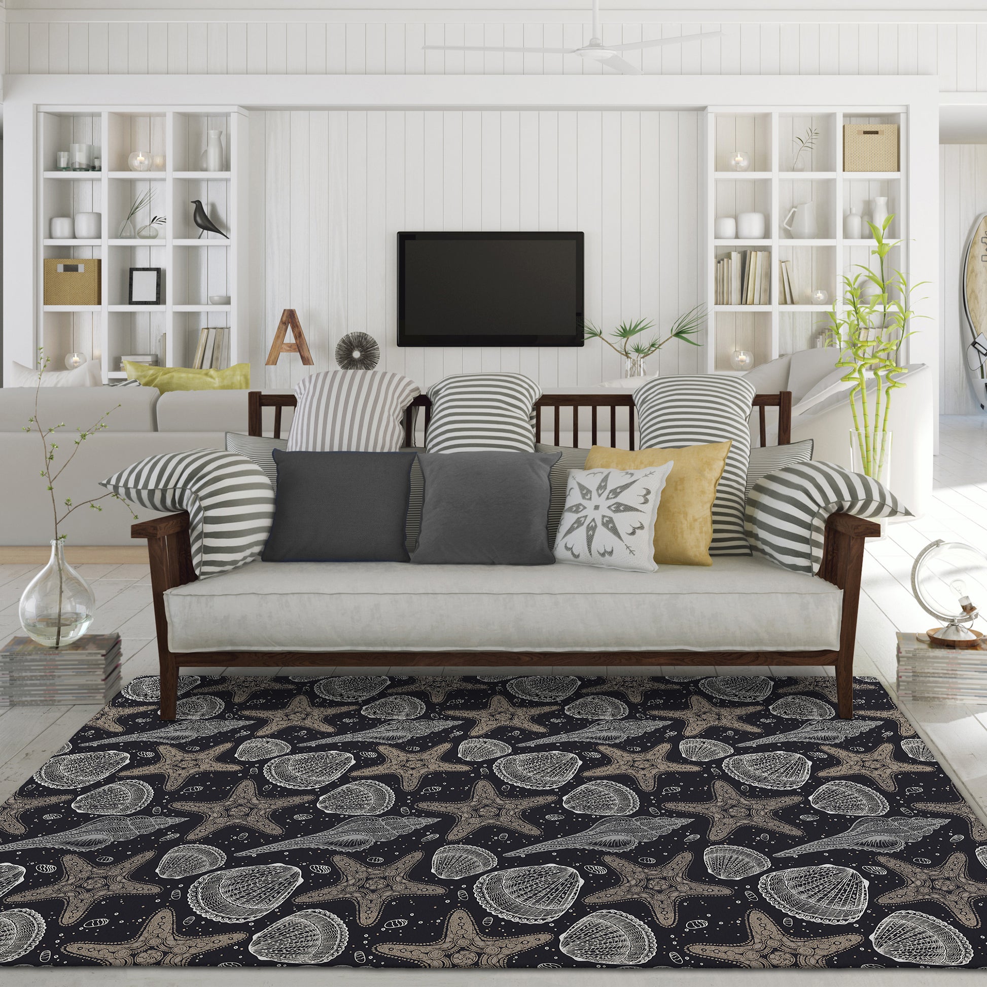 Dalyn Rugs Seabreeze  Black  Coastal