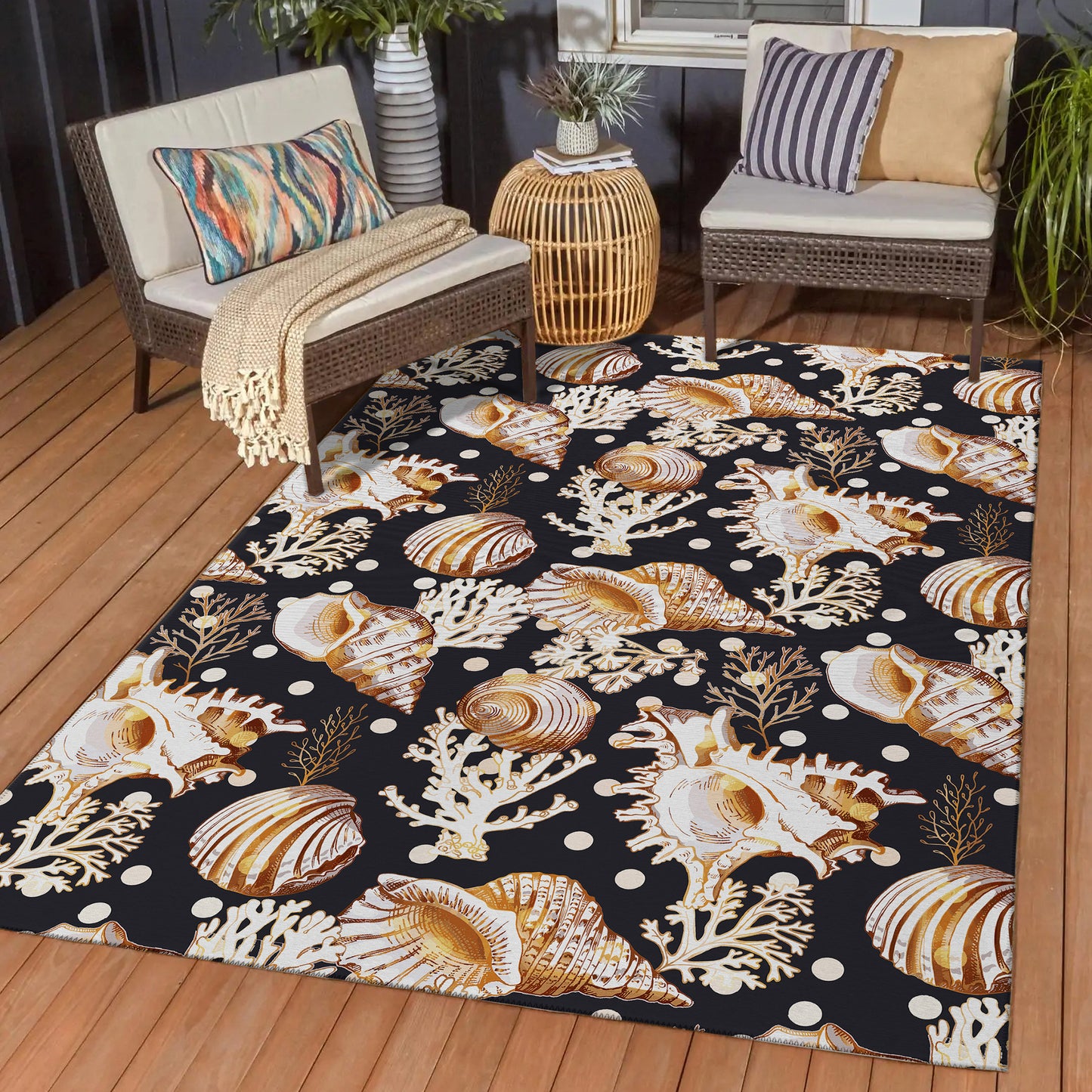 Dalyn Rugs Seabreeze  Black  Coastal