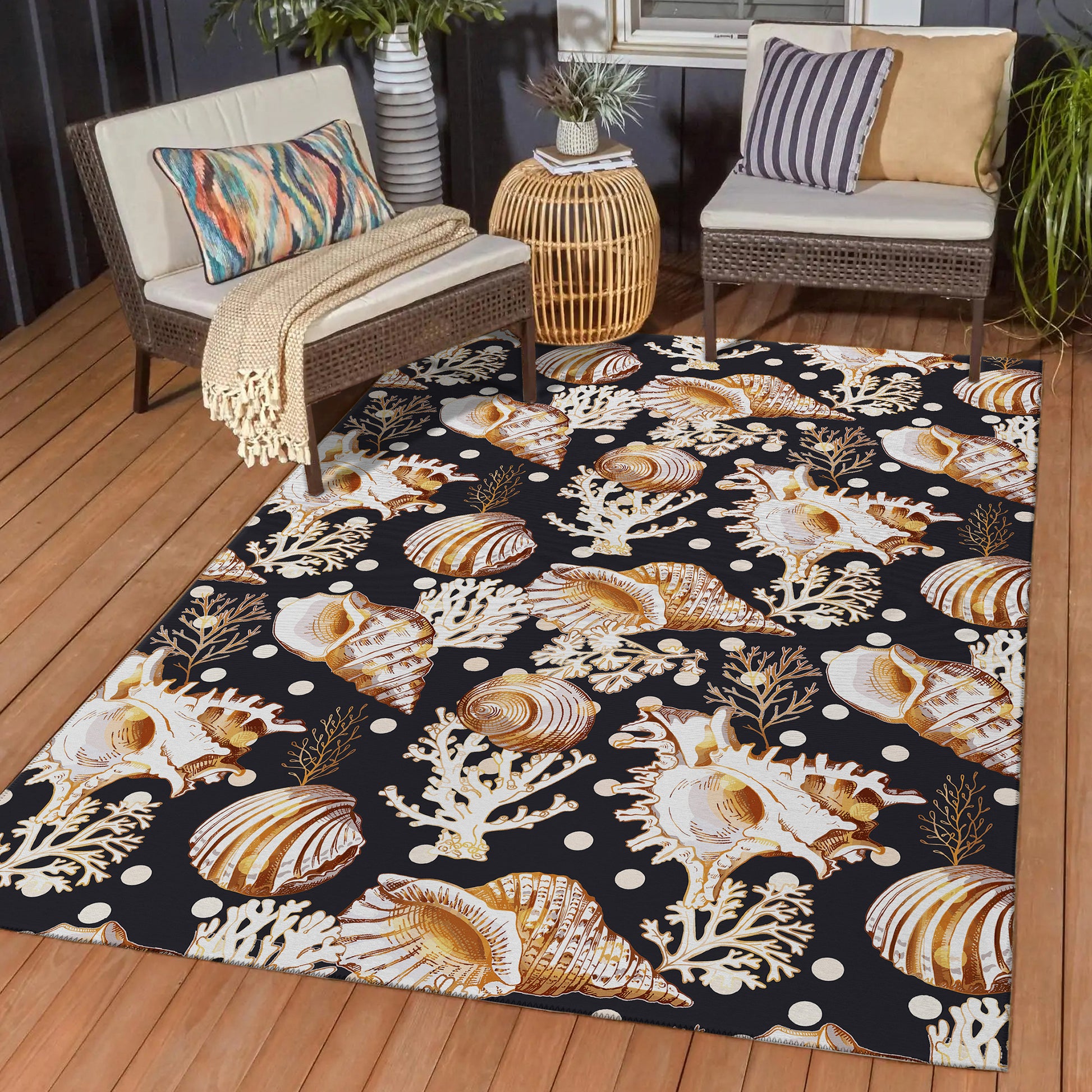 Dalyn Rugs Seabreeze  Black  Coastal