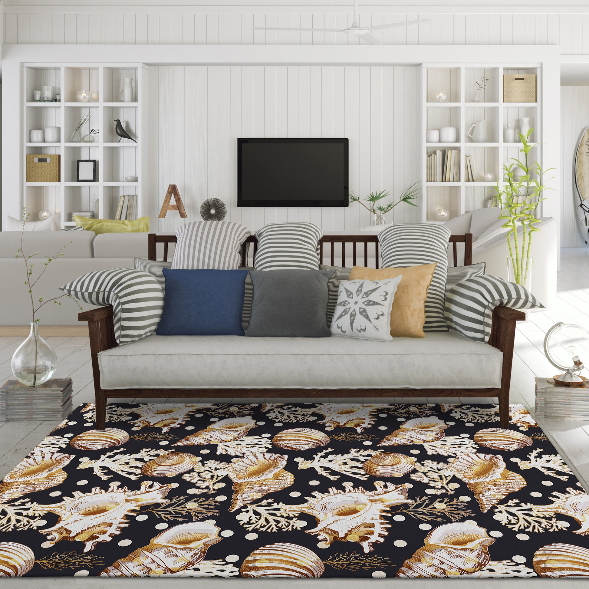 Dalyn Rugs Seabreeze  Black  Coastal