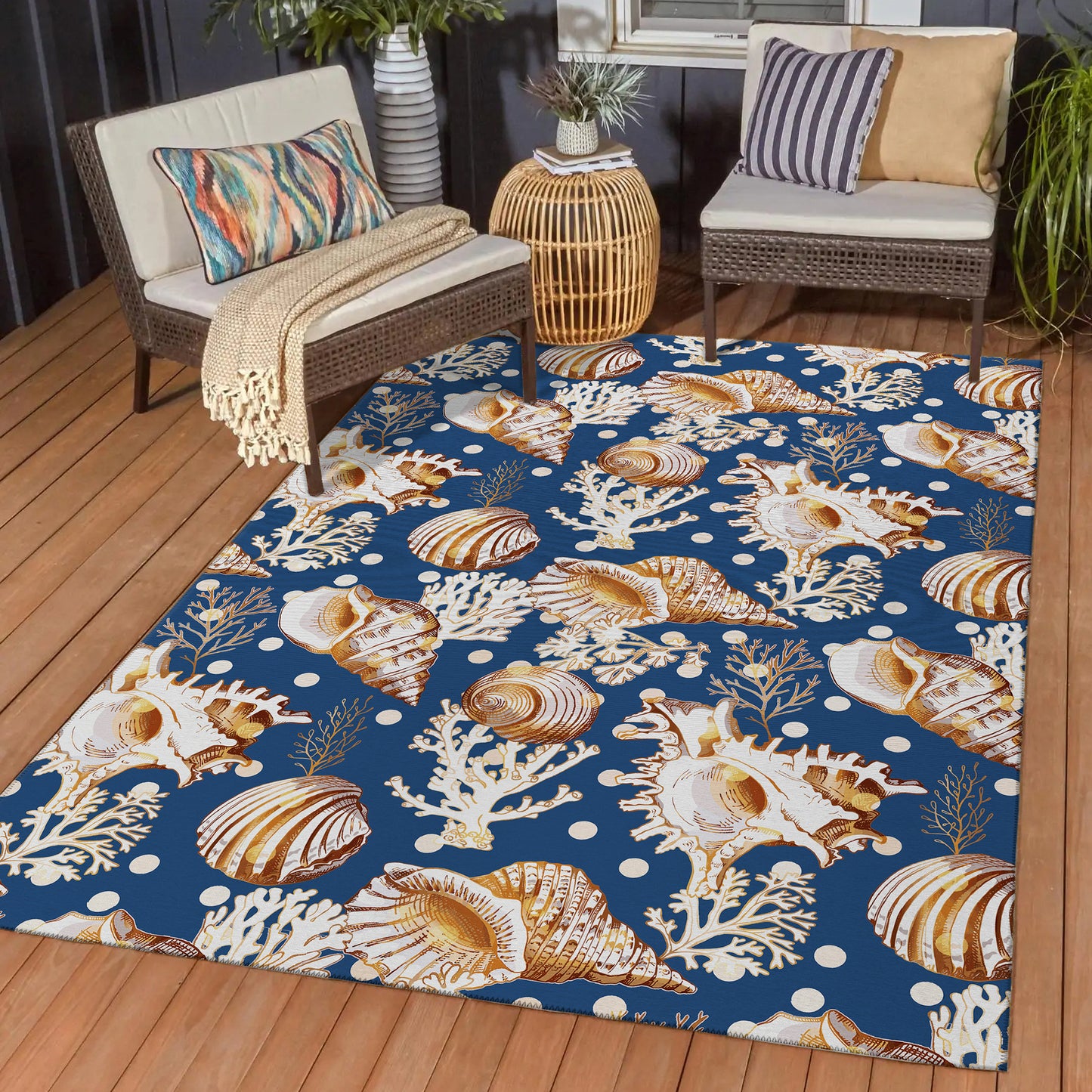 Dalyn Rugs Seabreeze  Navy  Coastal