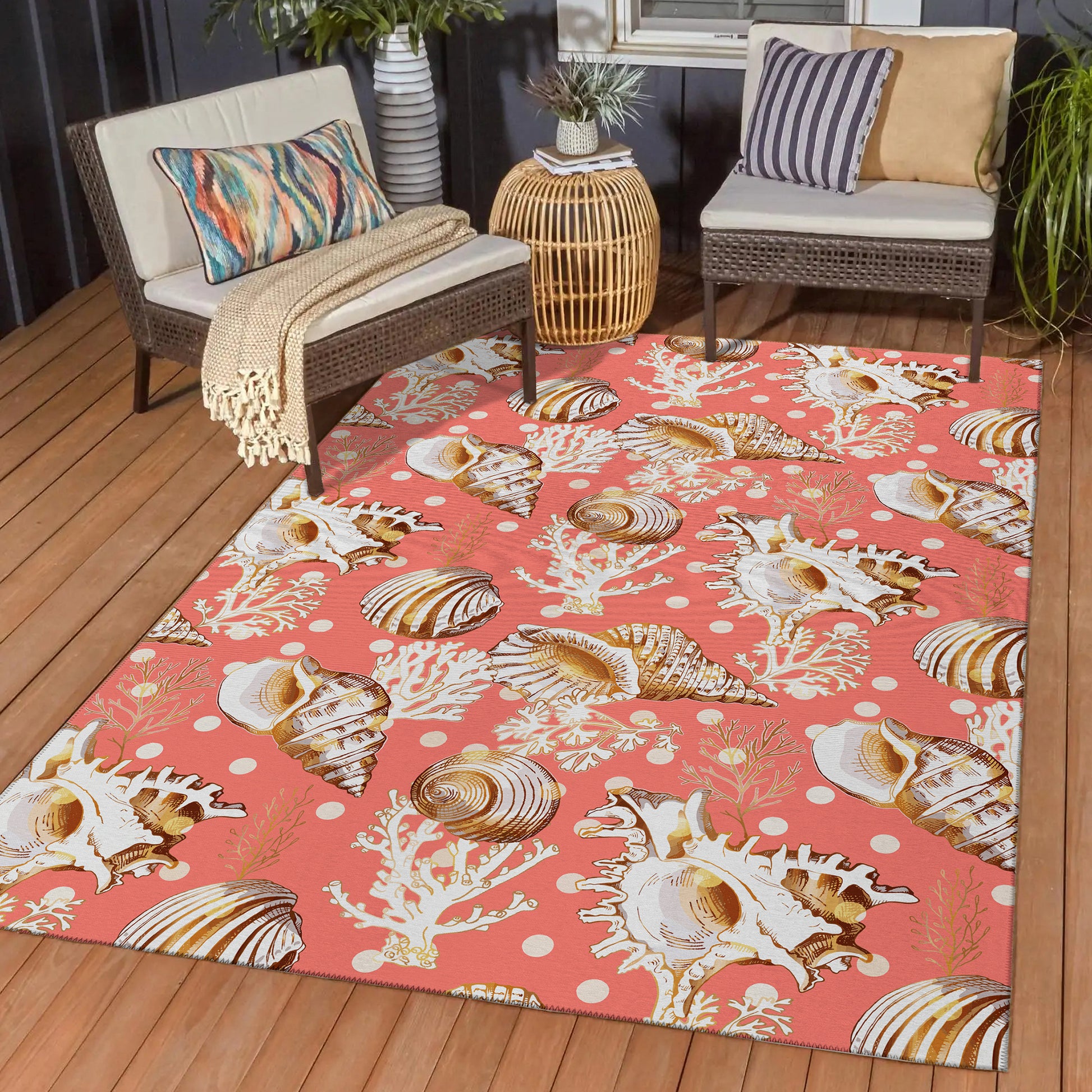 Dalyn Rugs Seabreeze  Salmon  Coastal