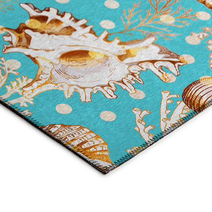 Dalyn Rugs Seabreeze  Teal  Coastal