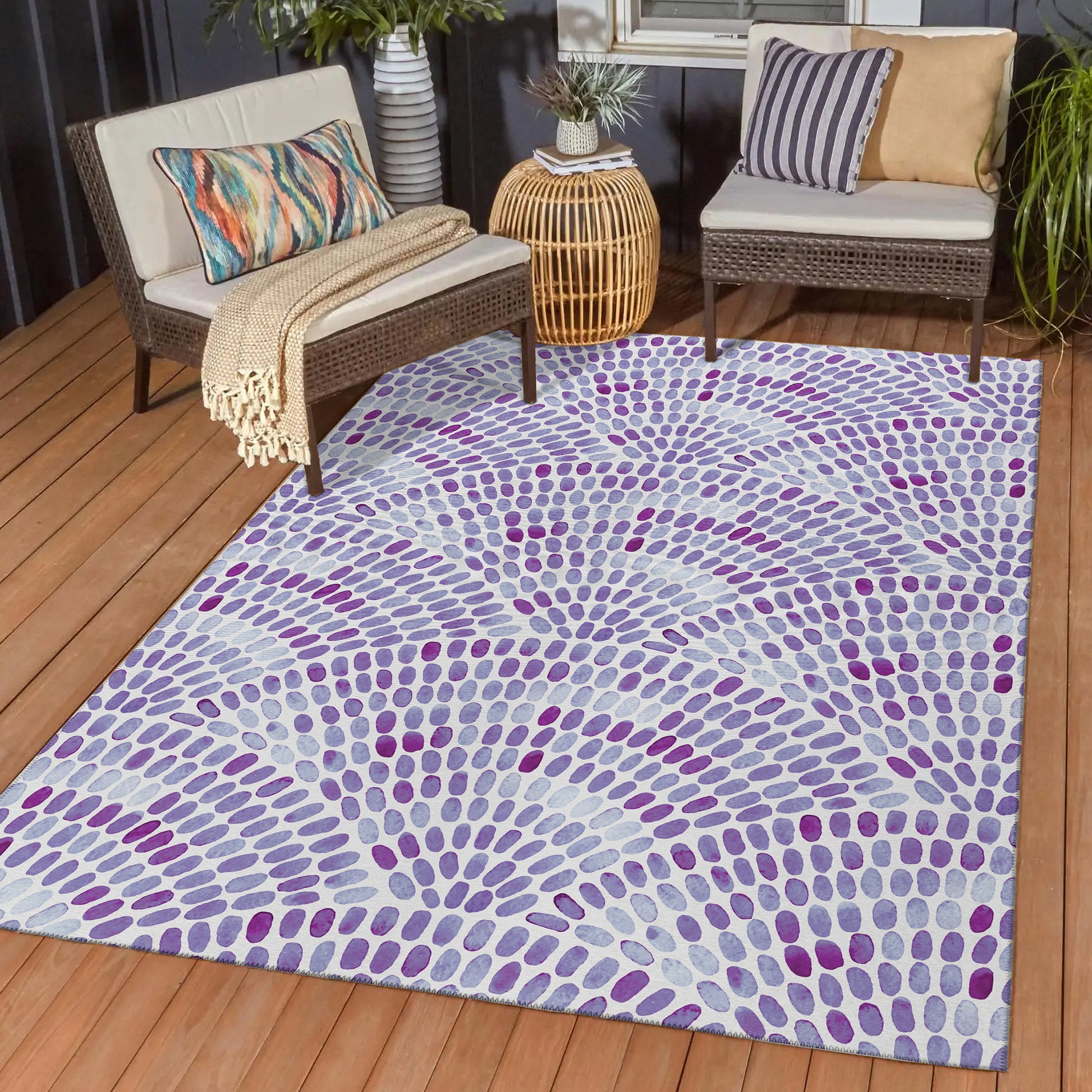 Dalyn Rugs Seabreeze  Lavender  Coastal