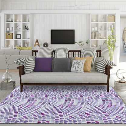 Dalyn Rugs Seabreeze  Lavender  Coastal