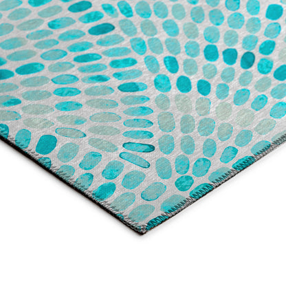 Dalyn Rugs Seabreeze  Teal  Coastal