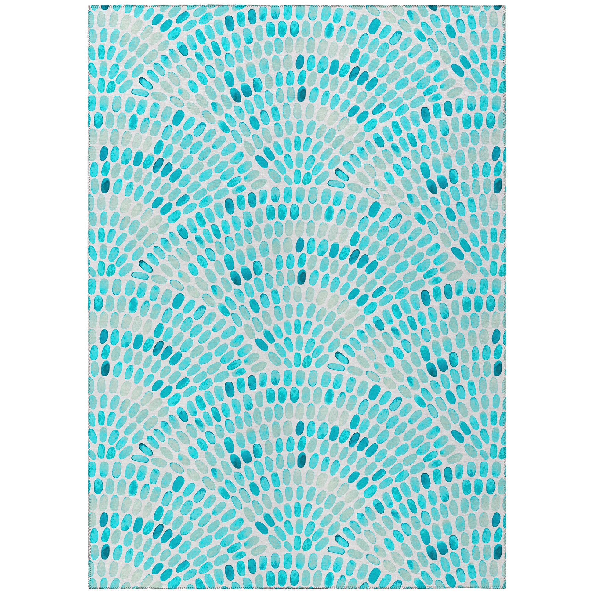 Dalyn Rugs Seabreeze  Teal  Coastal