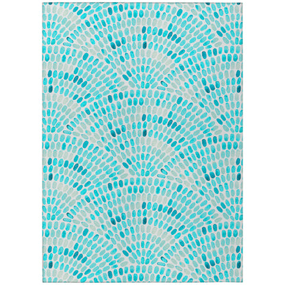 Dalyn Rugs Seabreeze  Teal  Coastal