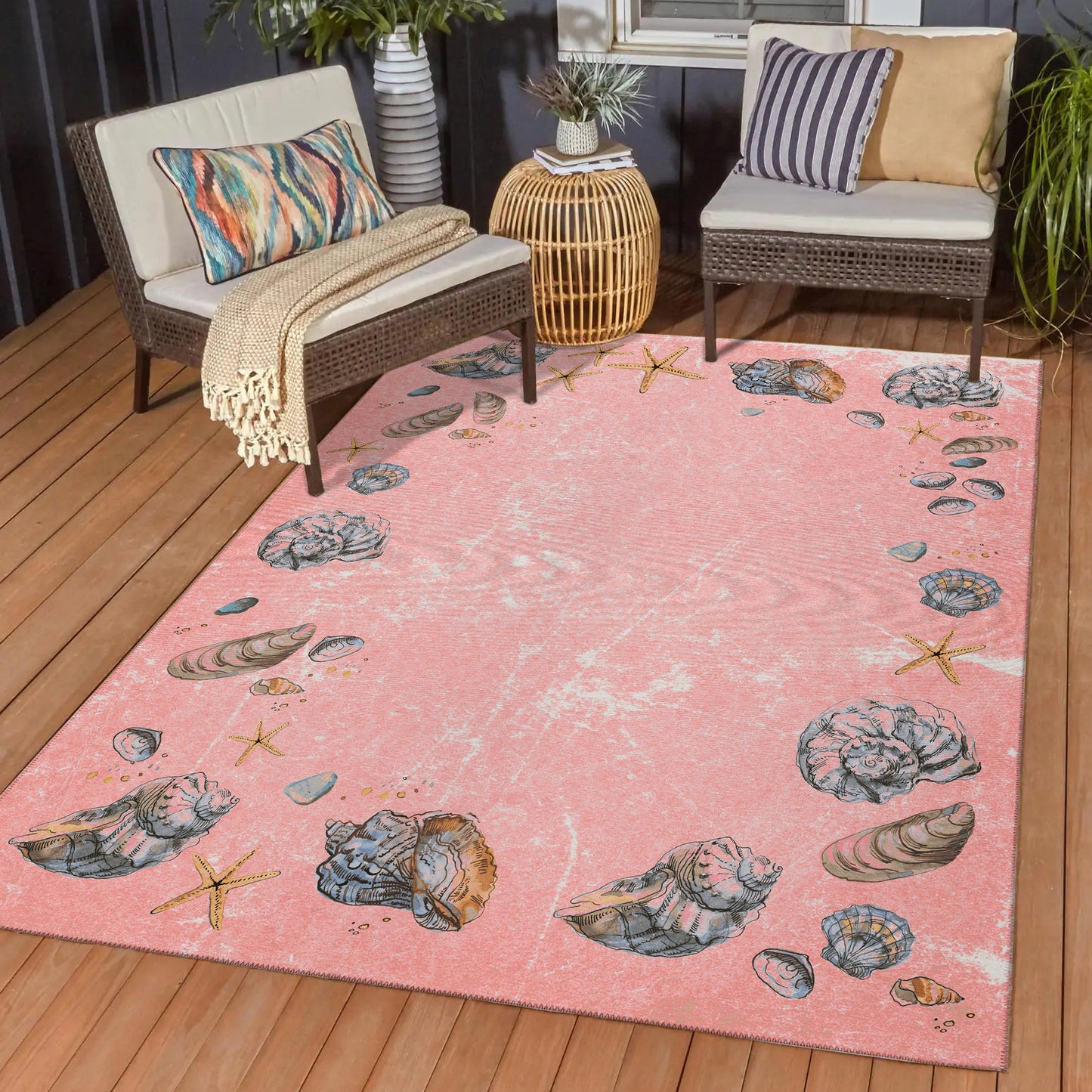 Dalyn Rugs Seabreeze  Salmon  Coastal