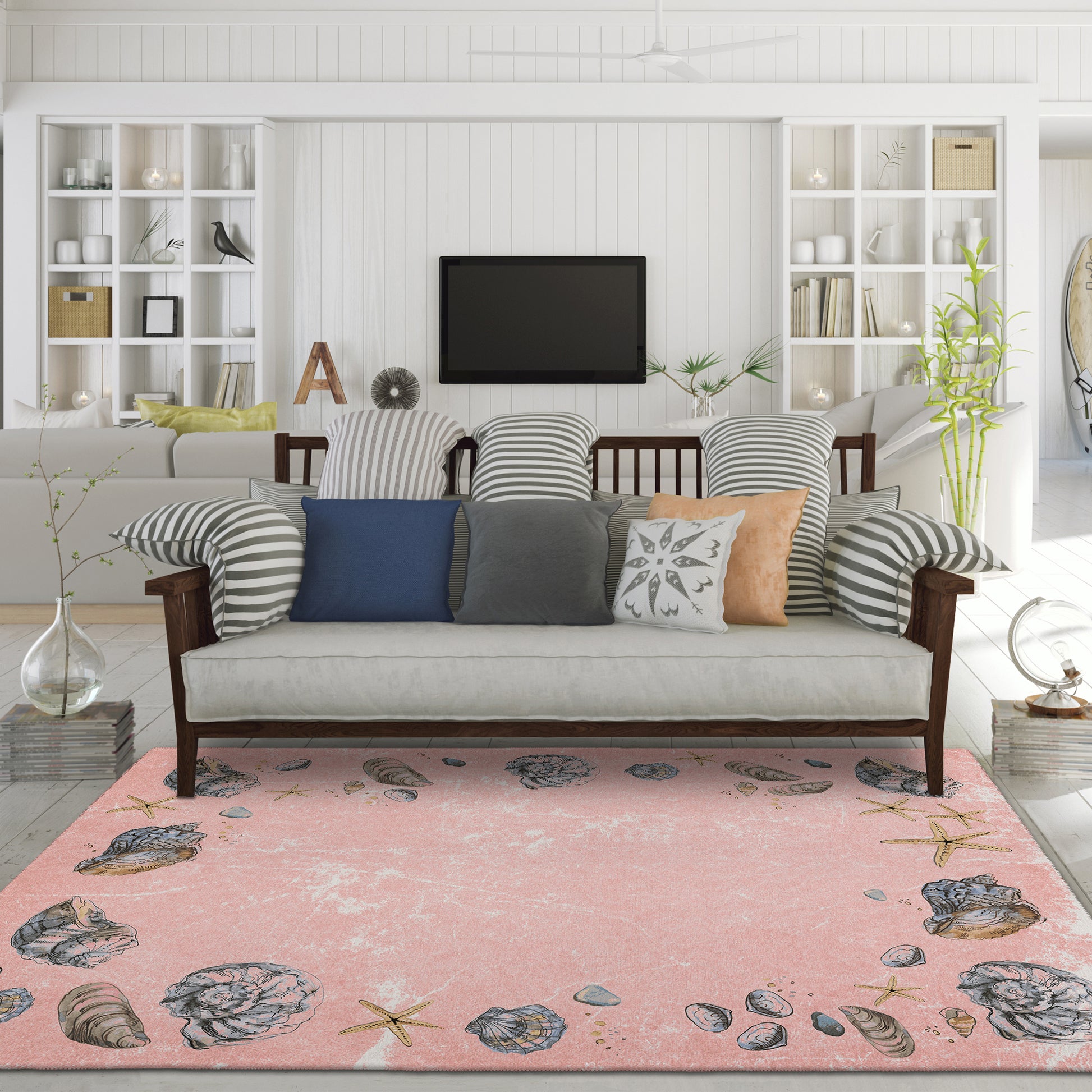 Dalyn Rugs Seabreeze  Salmon  Coastal