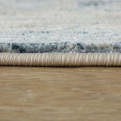 Feizy Sonora 39UAF Blue Beige Modern/Bohemian & Eclectic Machine Made Rug
