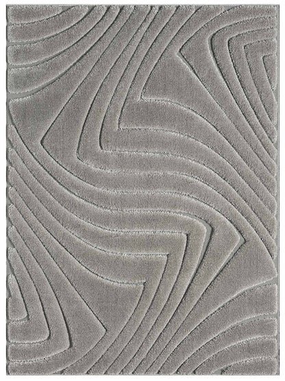 American Cover Design Skyler 620 Carbon  Modern Machine Woven Rug