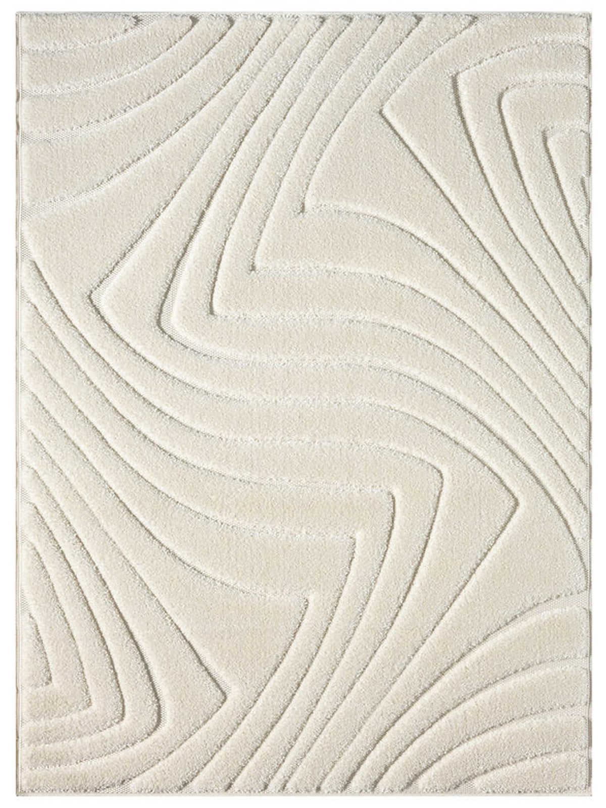 American Cover Design Skyler 620 Snow  Modern Machine Woven Rug