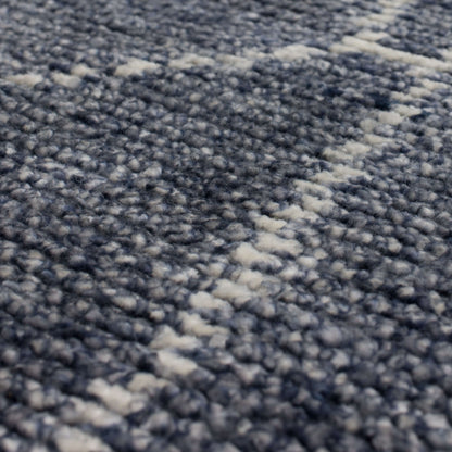 Karastan Tangier  Blue Steel Modern/Contemporary