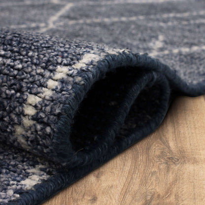 Karastan Tangier  Blue Steel Modern/Contemporary