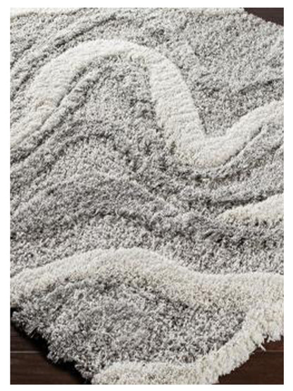 Surya Alta Shag ASG-2303 Charcoal Modern Machine Woven Rug