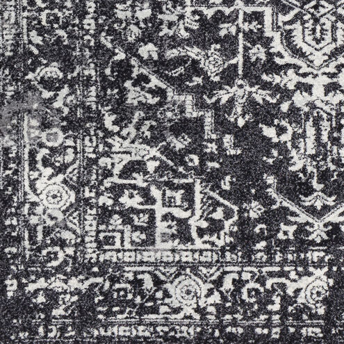 Surya Harput HAP-1087 Black Traditional Machine Woven Rug