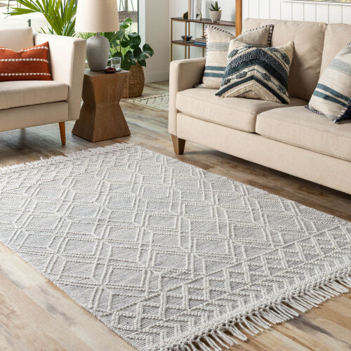 Surya Hemingway HMG-2300 Cream Global Hand Woven Rug