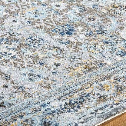 Surya Hassler HSL-2301 Light Slate Traditional Machine Woven Rug