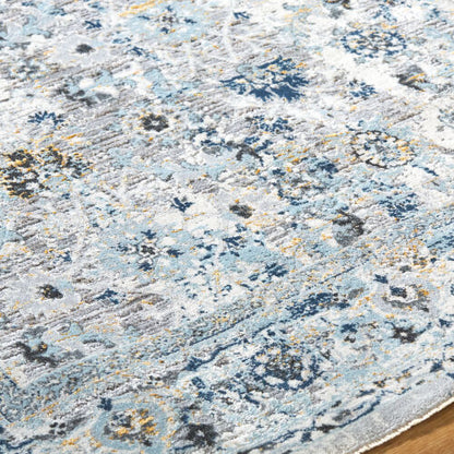 Surya Hassler HSL-2302 Light Slate Traditional Machine Woven Rug