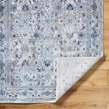 Surya Hassler HSL-2302 Light Slate Traditional Machine Woven Rug