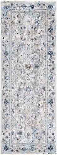 Surya Hassler HSL-2302 Light Slate Traditional Machine Woven Rug