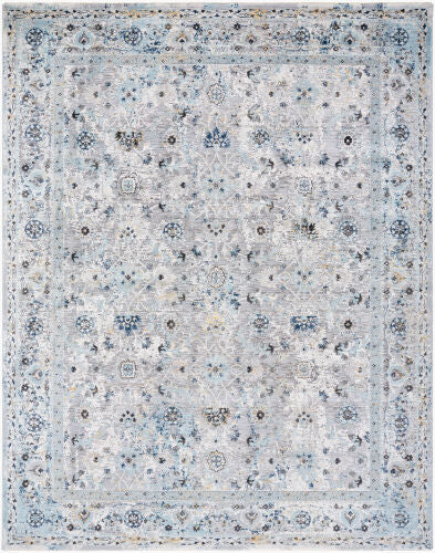 Surya Hassler HSL-2302 Light Slate Traditional Machine Woven Rug